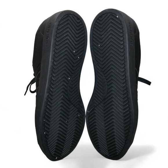 ADIDAS Grand Court 2.0 Cloudfoam Sneakers Black/Black Shoes GW9198 Size 13 EUC - Picture 8 of 16